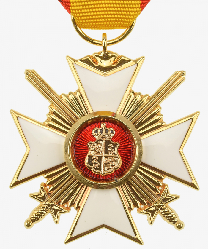 Reuss Princely Reussian Cross of Honor 2 with swords